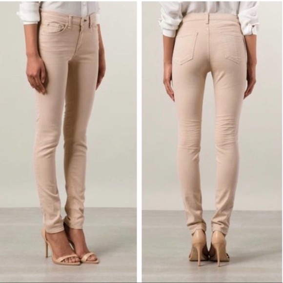 rag & bone Denim - Rag & Bone The Skinny Stretch Denim Jeans in Distressed Blush 26